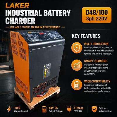 Pengisi Daya Baterai Asam Timbal CZB5C D48/80 Kinerja Tinggi Untuk Baterai 48V